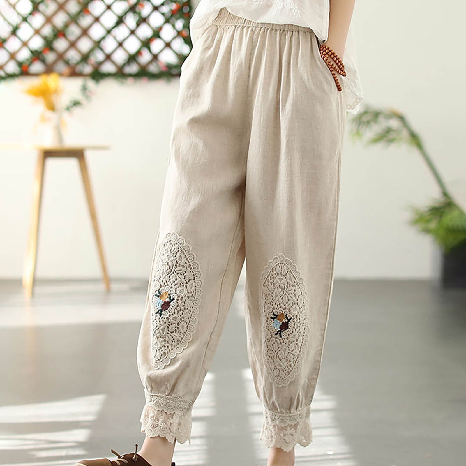Buy White Kala Cotton Embroidered Pants For Women by Chandrima Online at  Aza Fashions.